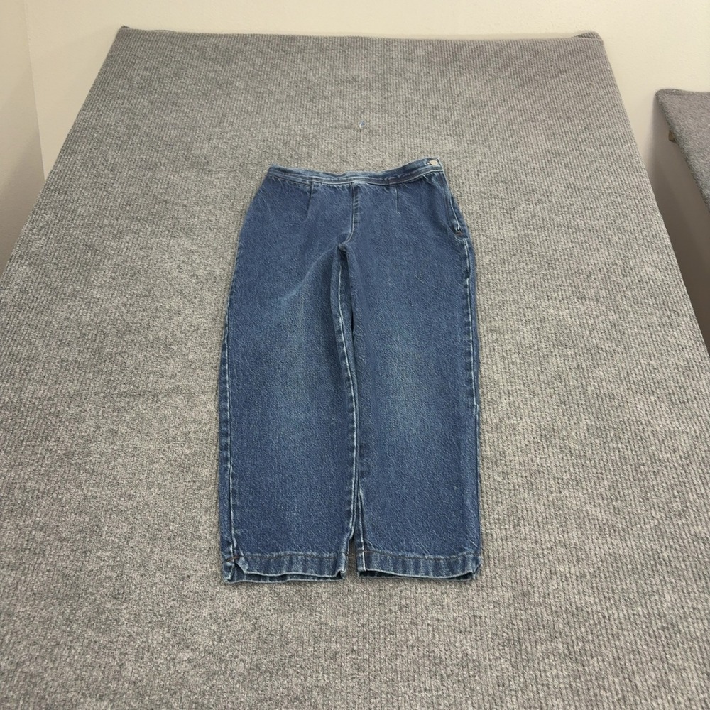Vintage Calvin Klein Sport Jeans Women 12 Blue Cotton Made in USA Mom Jeans 90s
